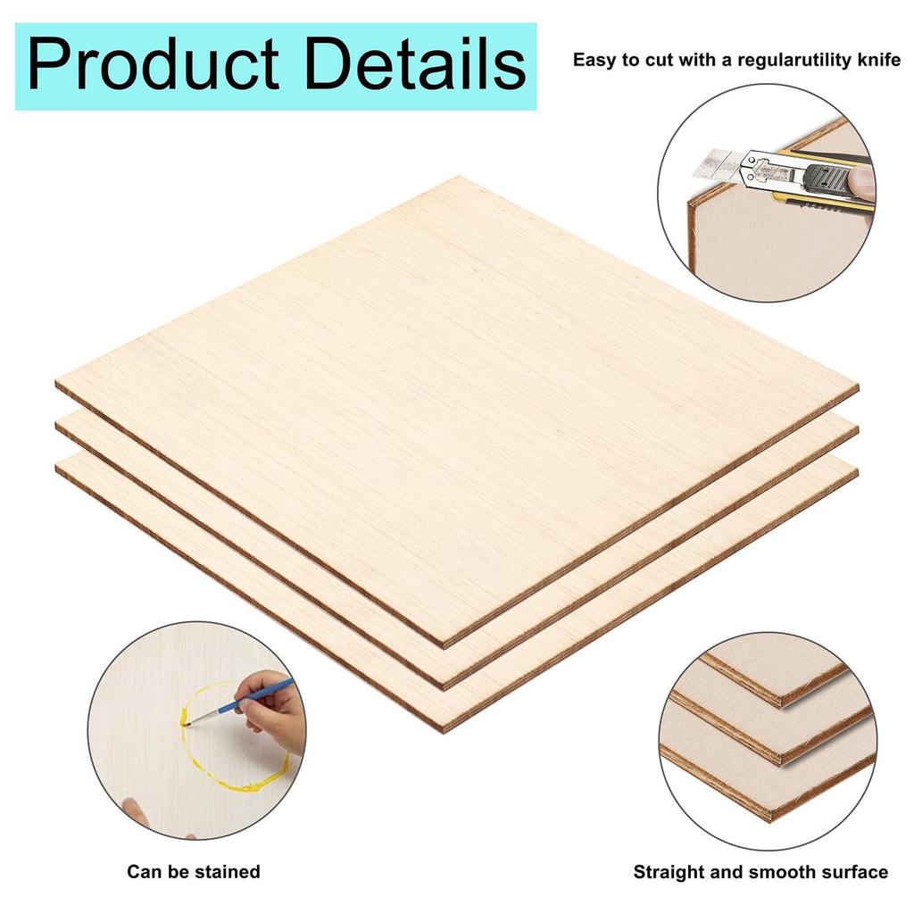 Basswood DIY Multilayer Plywood Board for Model Building