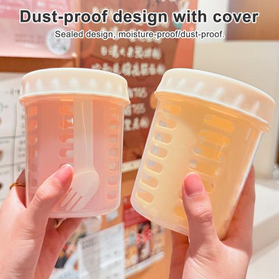 Салатная чашка 501-600 мл из пищевого полипропилена, герметичная переносная салатная коробка с улучшенной крышкой