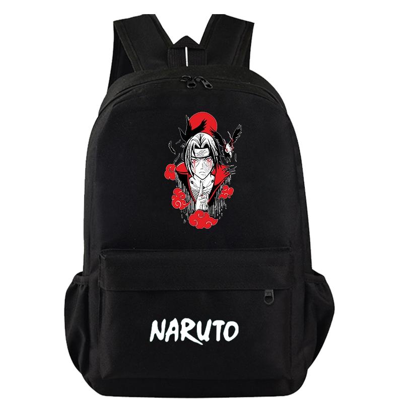 Anime Naruto Backpack for Boy Girl Back To School Bag Large Capacity Backpack Bookbag for Kid Gift Men Women Leisure Travel Bag