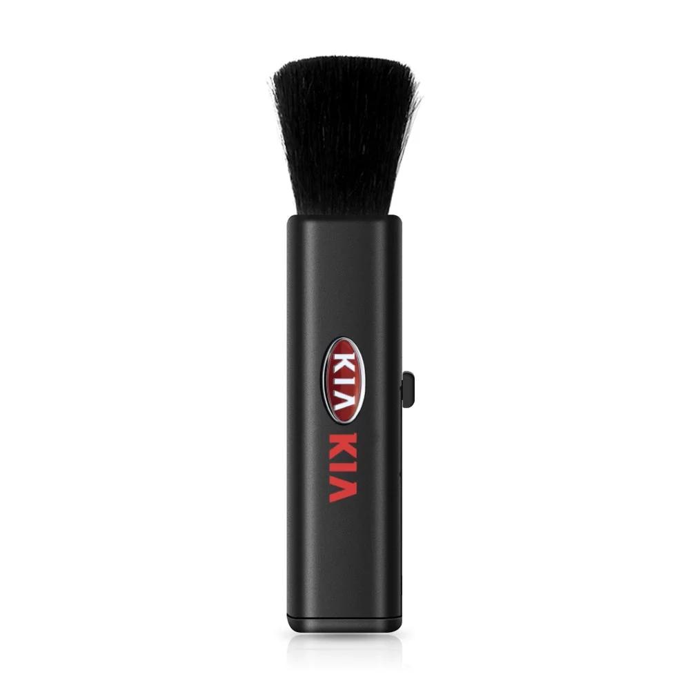 RGC1 Car Air Vent Cleaning Brush Retractable Dust Cleaner for KIA Cerato Rio Ceed Sportage Soul Picanto Car Accessories