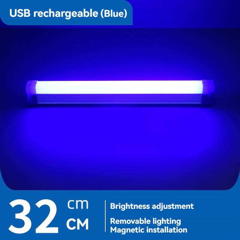 USB-перезаряжаемая цветная световая трубка RGB-свет для фотосъемки, ручной светодиодный видеосвет, фиолетовый, синий свет, заполняющий свет, ночник