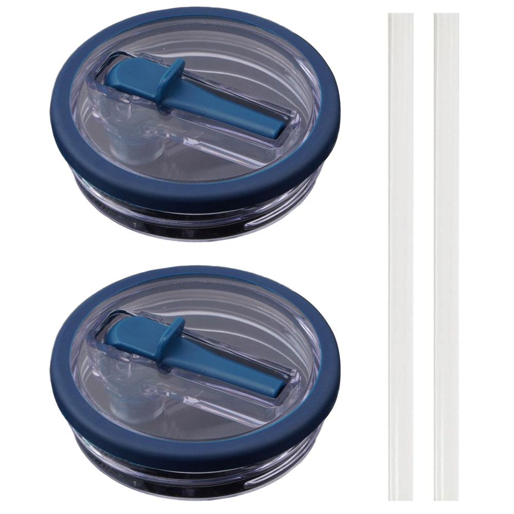 2 шт. 40 унций сменные крышки для стаканов с трубочкой, устойчивые к проливам, брызгам, многоразовые крышки для стаканов, герметичные для бутылок объемом 40 унций