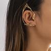 Zinc Zinc Alloy Elf Ear Clip Ear Cuff Cat Ear Hollow Ear Clips Sweet   Halloween
