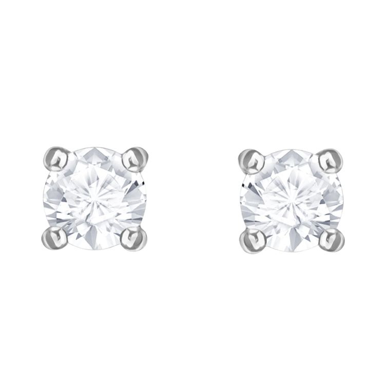 Swarovski Attract Round Pierced Earrings Women earrings White 5408436