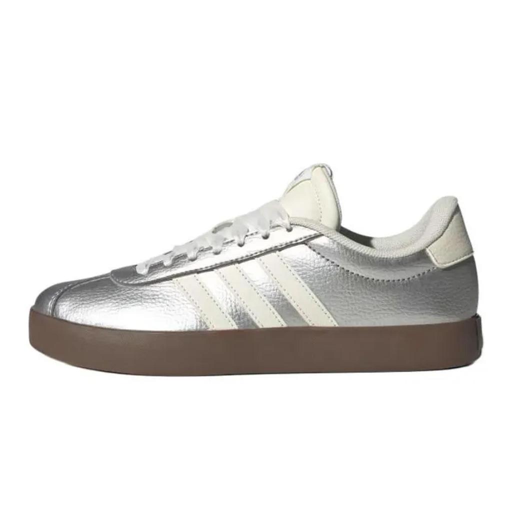Adidas VL COURT 3.0 German Army Trainers Unisex Low Top White/Silver JQ7315(Team80-S-BOX)