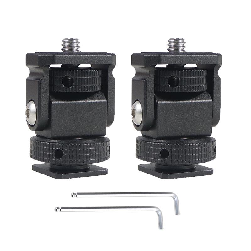 Алюминиевый мини-штатив для крепления монитора, адаптер для холодного башмака 1/4 дюйма для крепления камеры, монитора, вспышки, микрофона, светодиодной подсветки