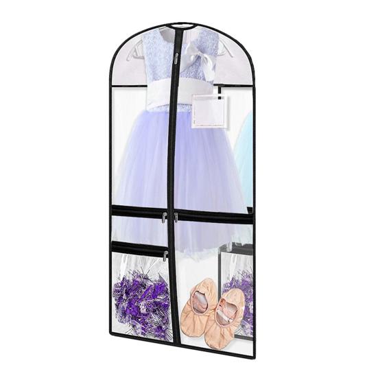 Сумка для хранения одежды, 4 кармана на молнии, складная, пылезащитная