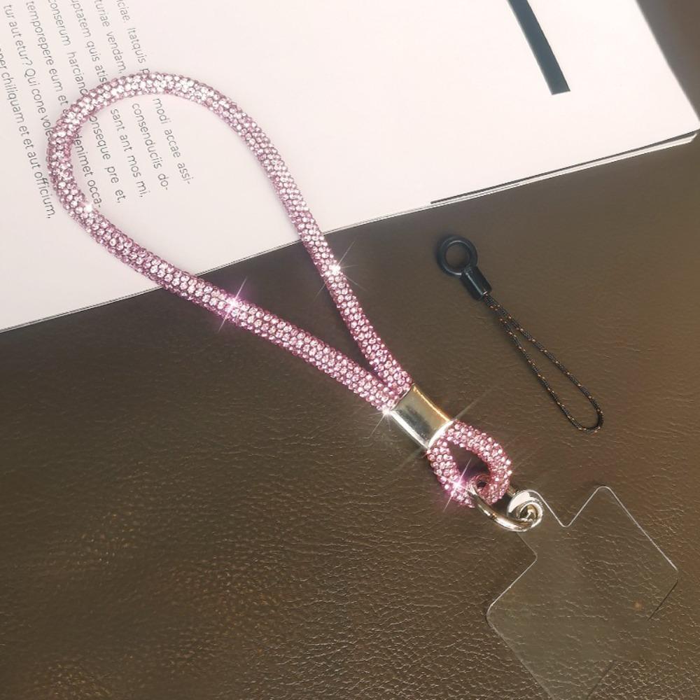 Блестящий шнурок для телефона со стразами Bling Bling Anti-lost Wrist Cable Аксессуары для телефона
