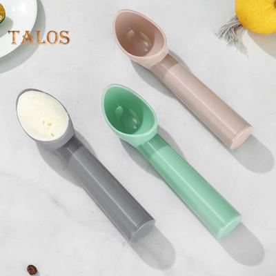 2 шт. ложка для мороженого с ручкой, медленно тающая круглая форма для приготовления шариков для закаленного мороженого, фруктовая резьба, десерт, презентационный инструмент для дома