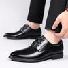 Модная Новая Кожаная Мужская Обувь Оксфорды На Все Случаи Жизни На Шнуровке Итальянская Мужская Повседневная Обувь Универсальная Формальная Обувь для Платья Деловая Обувь Дерби