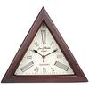 Antique Nautical Vinateg Wooden Triangle Shape Wall Clock,Home Decor Wall Clock