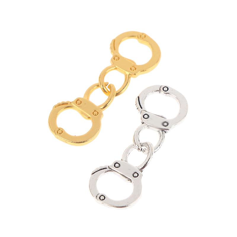 20 шт./упак. Сплав Имитация Маленьких Наручников Шармы Соединители Звенья Подвеска-Наручники Для Ожерелья Браслета Изготовление Украшений