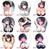 Аниме Z_Zenless Z_Zone Zero OPPAI Нескользящий Коврик для Мыши Со Светодиодной Подсветкой ZZZERO Ellen Joe 3D Коврик для Мыши Гелевая Прокладка Игровой Хентай Коврик