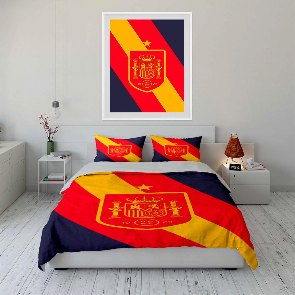 "Green Crown Logo Bedding Set" Bedding Duvet Cover Set Duvet Cover Pillowcases Home Decor (1 * Duvet Cover 2 * Pillowcases, without duvet insert)