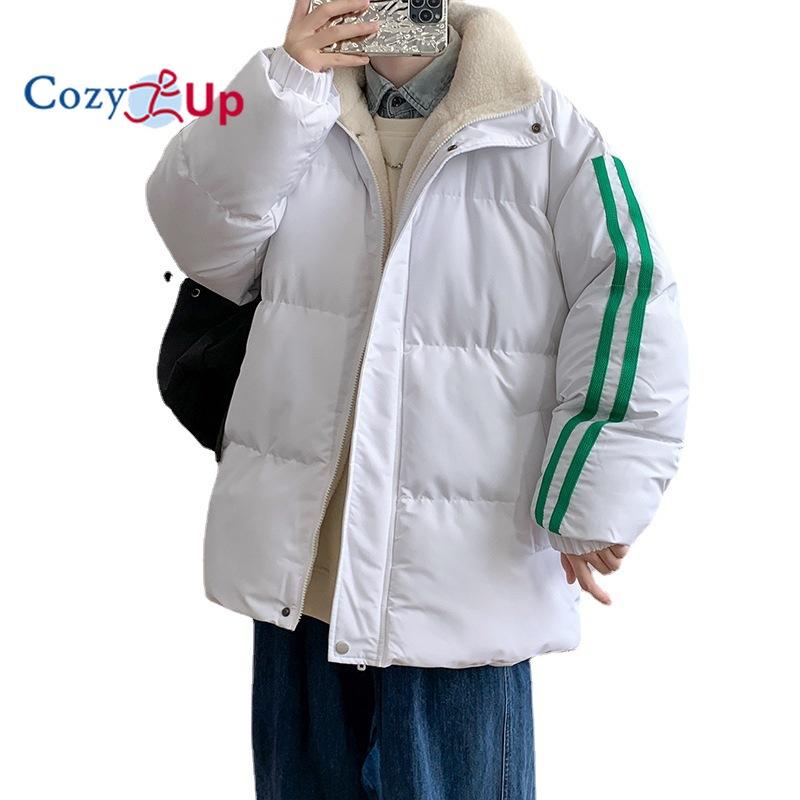 Cozy Up Мужская куртка, теплая хлопковая одежда, свободное пальто, хлебный костюм