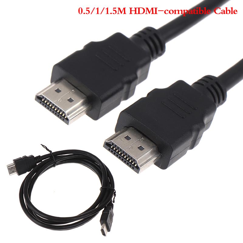 0.5/1/1.5M HDMI-совместимый кабель 1080P компьютерный монитор видеокабель для подключения