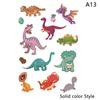 1 лист 3D динозавр временные татуировки для мальчиков девочек детей поддельные татуировки T-Rex наклейка маленький динозавр вечеринка сувениры татуировки