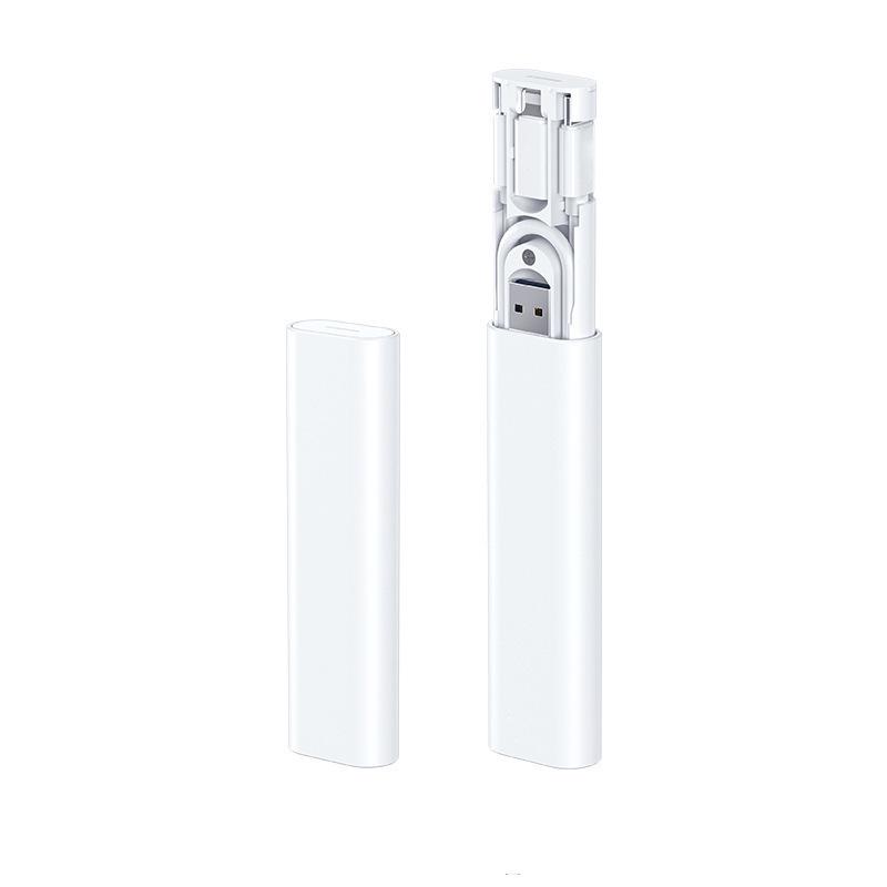 Многофункциональный кабель для быстрой зарядки PD 60 Вт и коробка для хранения с подставкой для телефона - Портативный дорожный набор