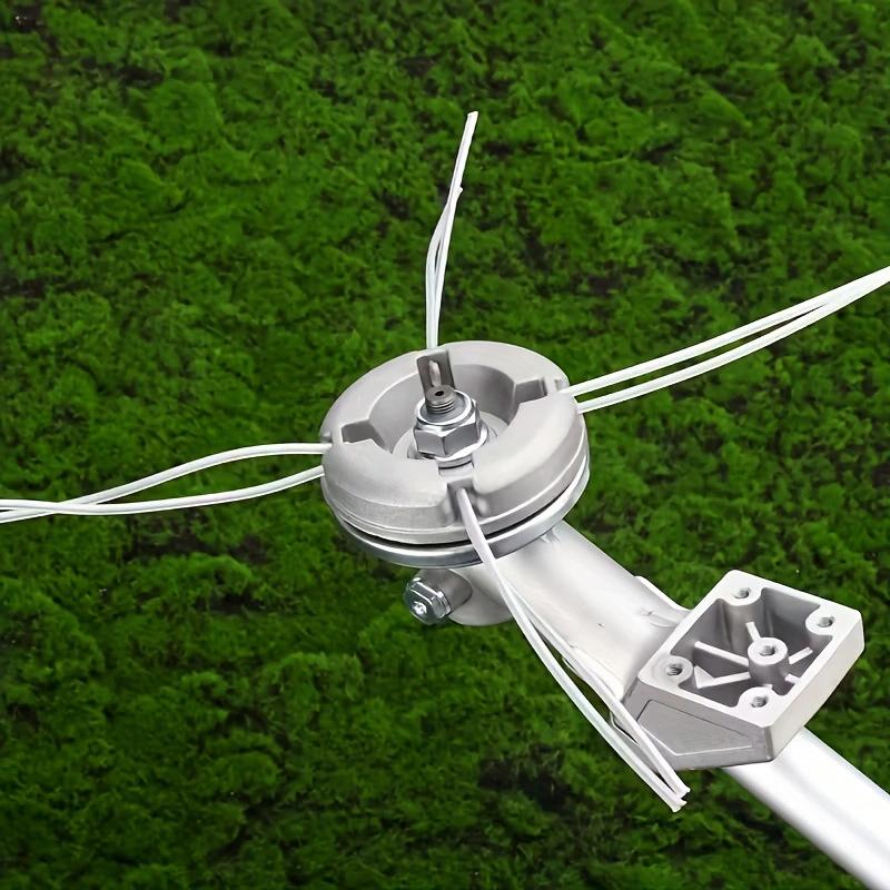 Heavy Duty Aluminum Alloy Lawnmower Weed Head Accessories Nylon Steel Mowing Line for Commercial Gardening