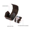 Genuine Leather Hexagon 1/2/3/4 Slots Watch Roll Case Men Watch Boxes Storage Organizer Box Women Watches Display Holders