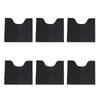 6 Pack U Shape Toilet Rug Absorbent Toilet Floor Mat Durable Toilet Mat  Home