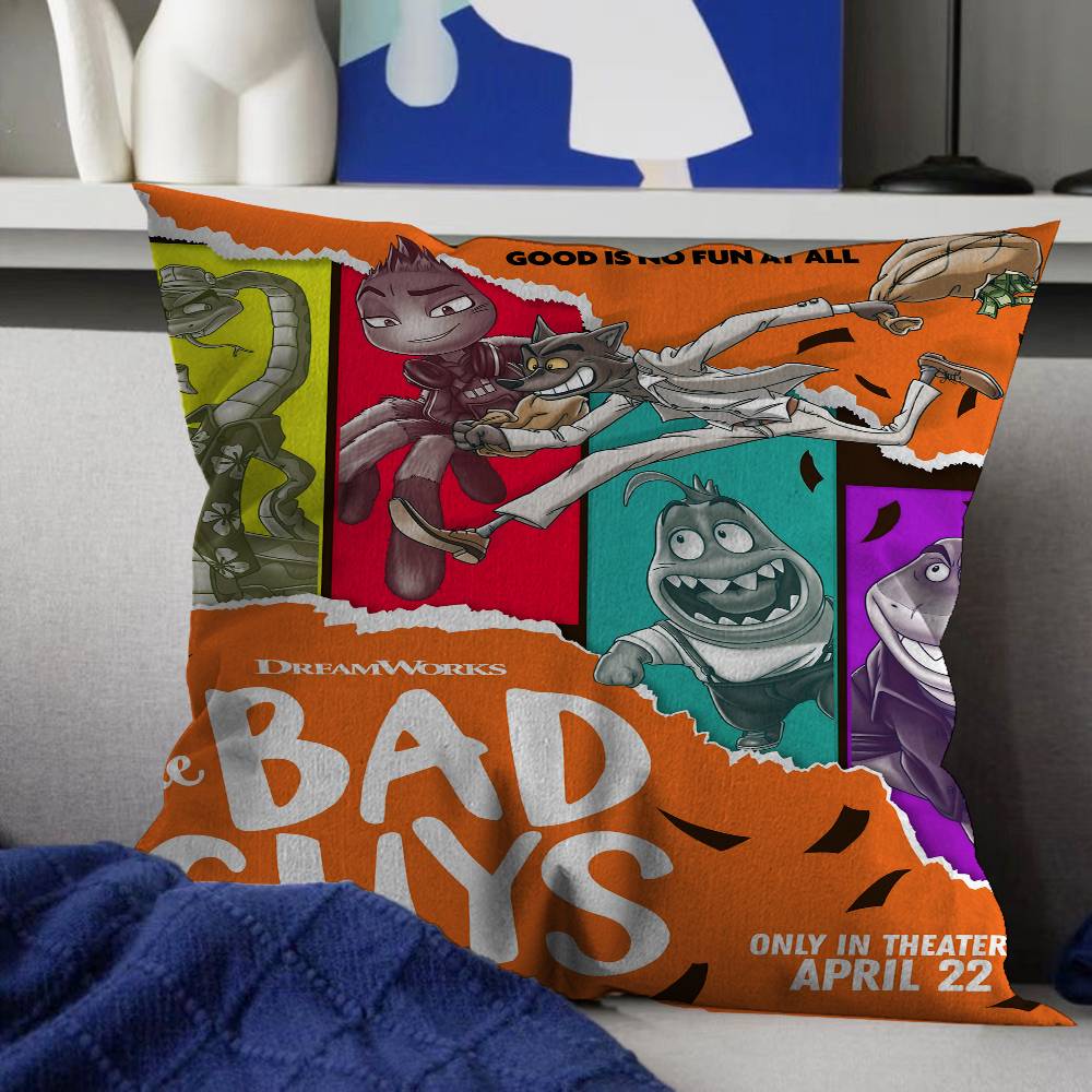 Anime The BBad Guys Pillow Anime Pillow Sofa Bed Head Pillow Cover Cushion Cover x cm Fashion