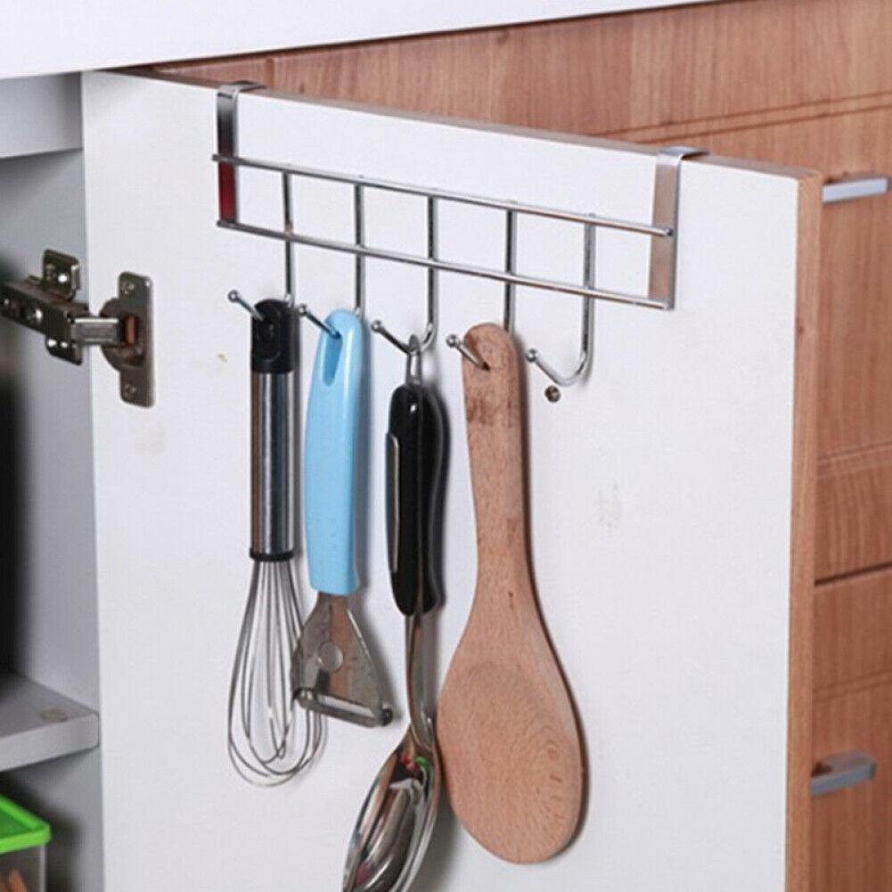 Абсолютно новые крючки для гаражных ворот ванной комнаты, серебристые