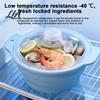 Nonstick Easy Clean Steam Insert Foldable Silicone Microwave Steamer, Collapsible Steamer Bowl, Heat Resistant Vegetable Heat-Resistant Food-Grade