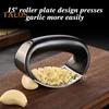 1/2/3 шт. Чеснокодавка из нержавеющей стали, легкоочищаемая чеснокодавилка, измельчитель для овощей и имбиря, измельчитель для любителей кулинарии