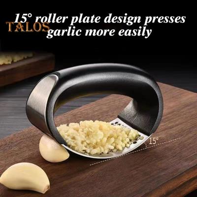 1/2/3 шт. Чеснокодавка из нержавеющей стали, легкоочищаемая чеснокодавилка, измельчитель для овощей и имбиря, измельчитель для любителей кулинарии