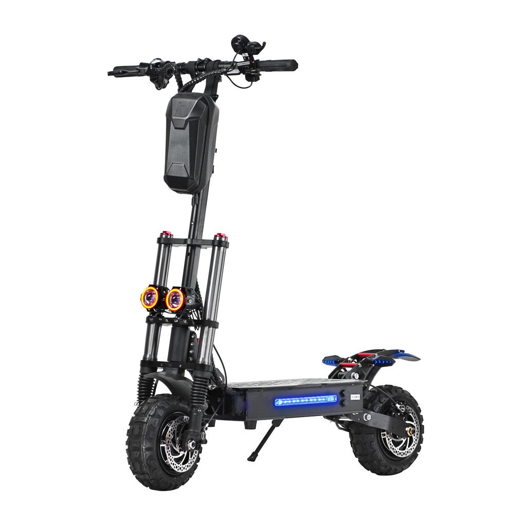 Boyueda S3-11 60V 38AHfoldable electric scooter,11 inches,3000W*2 motor,maximum range 120 km/h,maximum load capacity 180 kg.