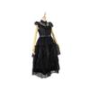 Addams Family Halloween Gothic Black Dress Cosplay Costume