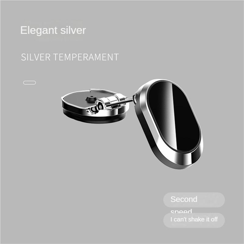 Креативный автомобильный складной бортовой кронштейн с многоугольным позиционированием. Сильное магнитное всасывание. Вращающаяся подвеска. Регулируемый по высоте кронштейн для мобильного телефона.