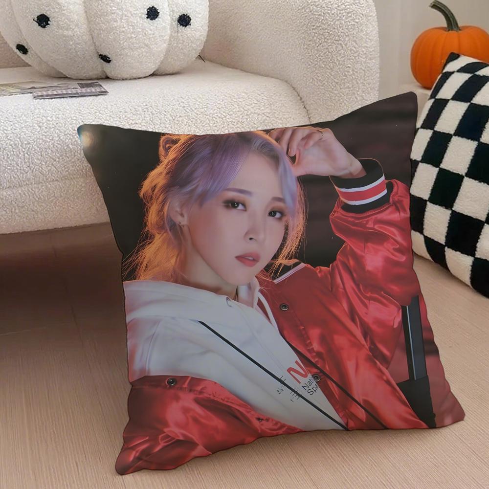 singer cool MMoon Byul Cushion Cover Throw Pillow Cover Hidden Button Durable Polyester Chair Cushion
