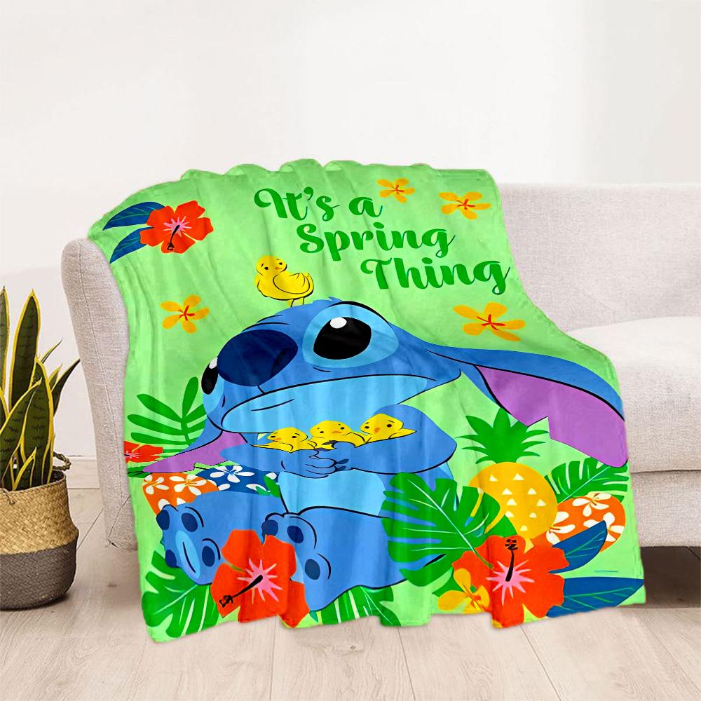 Stitch Chicks Blanket Comfortable Great for Couch Seaside Office Chair for All Seasons Warmthful Decor Gift for Travel Home Birthdays