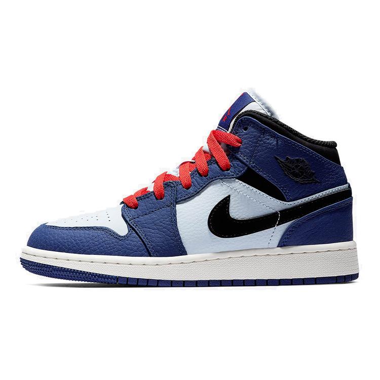 Jordan 1 Mid SE Deep Royal GS BQ6931-400