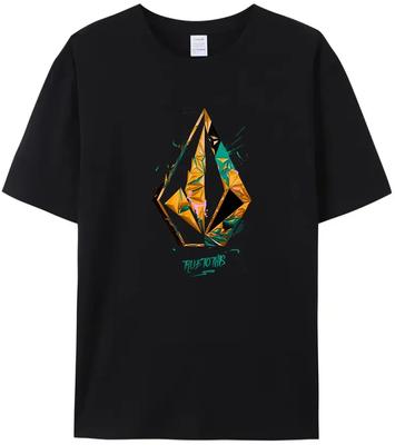 Новая футболка Four Seasons Лучший дизайн Volcom 100% хлопок Отличное качество Комфортный топ Черный Подарок к празднику Топ Мужская Женская футболка