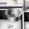 Stainless Steel Swan Sink Strainer Basket Filterable Sink Caddy Organiser Multifunctional Basket Vegetables Fruits Wash Basket