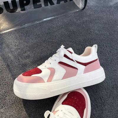 Хлебная обувь, женские смешанные осенние новые резиновые женские туфли с мягкой подошвой, легкие дышащие повседневные кроссовки с цветными блоками