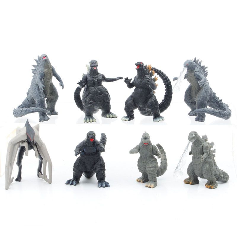 Kim Kong 8pcsset Battle Dinosaurs Pvc Action Figure Collection Toy Kid