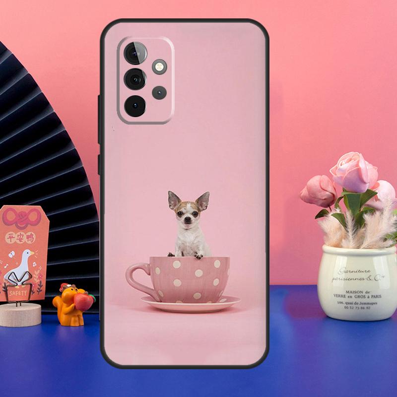 Любовь Чихуахуа Собака Мама Щенячий Чехол Для Samsung Galaxy A54 A34 A24 A14 A73 A53 A33 A23 A13 A52 A32 A22 A12 A51 A71 Чехол