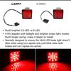 1pc Car taillight Trailer Truck Hitch Towing Receiver Cover Red 15-LED LED Tail/Brake Light For Truck SUV Trailer Brake Light
