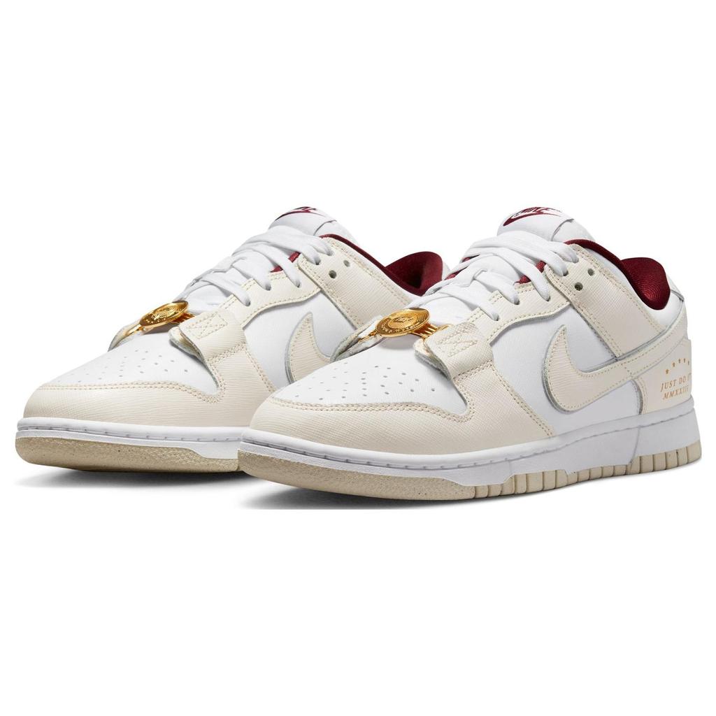 Nike Женские кроссовки Dunk Low SE Sisterhood белые Team-Red Photon-Dust DV1160-100