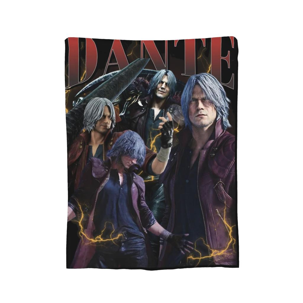 Ограниченное одеяло Dante Devil May Cry Фланелевое Осенне-зимнее Многофункциональное Супермягкое Одеяло-плед для дивана, ковра, штука