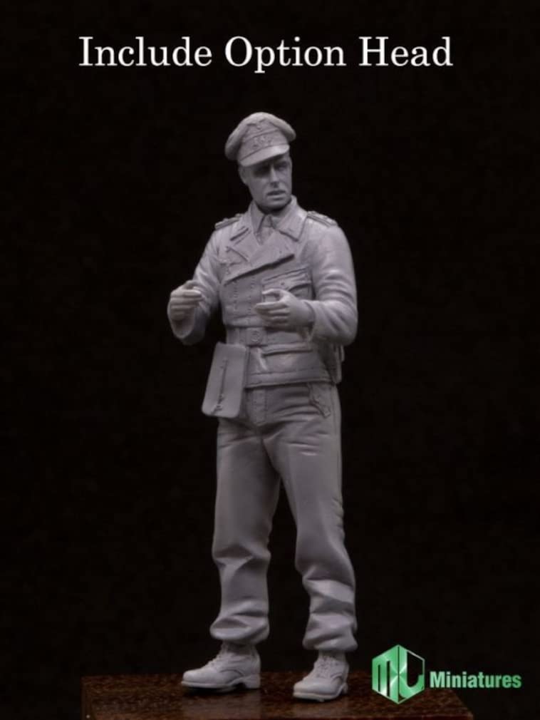 Tri Factory Серия фигурок MJ Вторая мировая война Немецкий танковый офицер Набор из смолы MJ35005 Формованный цвет 1/35