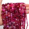 High Polish 1 Strand Agate Beads 4/6/8/10/12mm Round Beads New Gemstone Beads  Jewelry Making