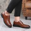 High End Brand Men's Genuine Leather Shoes Lace Up Business Dress Shoes Groom's Wedding Shoes Men's Casual Shoes Free Delivery