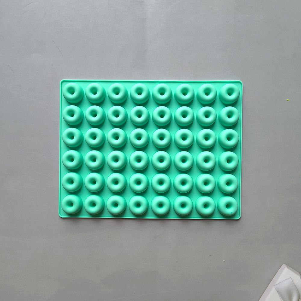 48 Cavity Mini Donut Silicone Mold DIY Handmade Dropper Mold Candy pudding Chocolate Baking Cake Tool