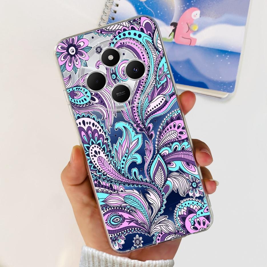 For Xiaomi Poco C75 Case Cute Cat Butterfly Painted Cover Soft Silicone Phone Case For Xiaomi Poco C75 C 75 PocoC75 Fundas Coque
