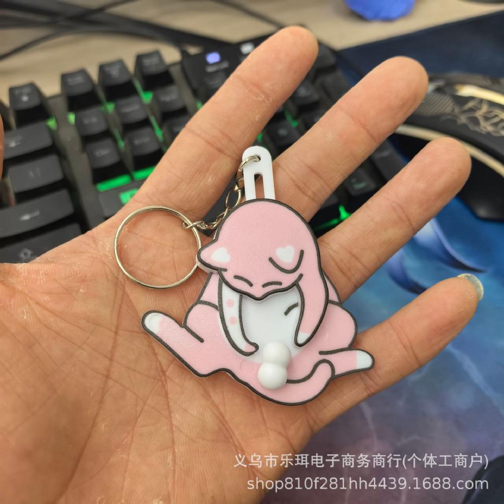 Креативный разборный брелок-котик - Милая вращающаяся игрушка для украшения рюкзака и сумки